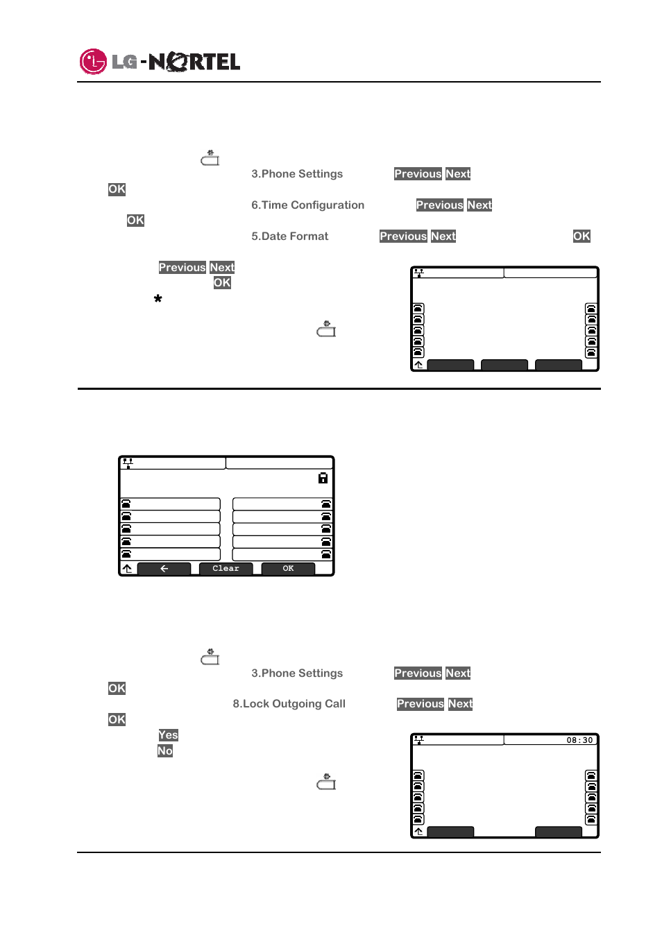 Lock outgoing call, Ip8840 broadworks ip phone user guide | Panasonic IP8840 User Manual | Page 26 / 36