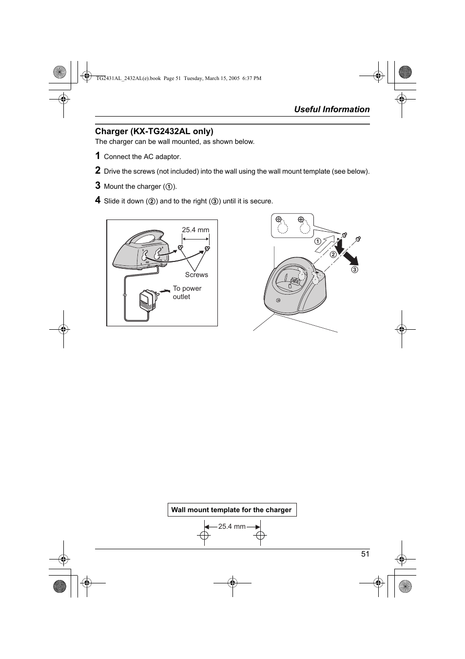 Panasonic KX-TG2432AL User Manual | Page 51 / 64