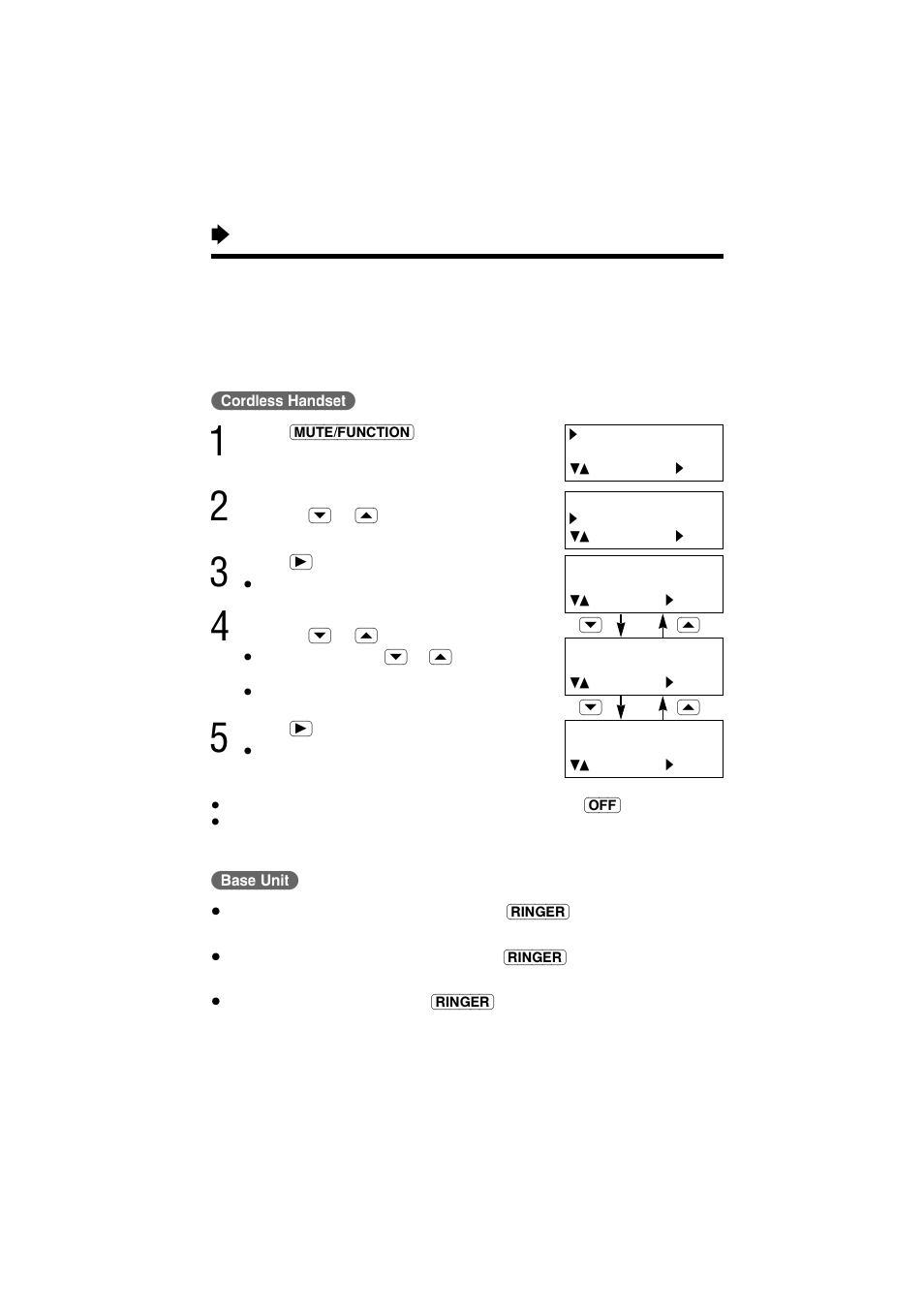 Ringer volume, Programmable functions | Panasonic KX-TG2584S User Manual | Page 20 / 96