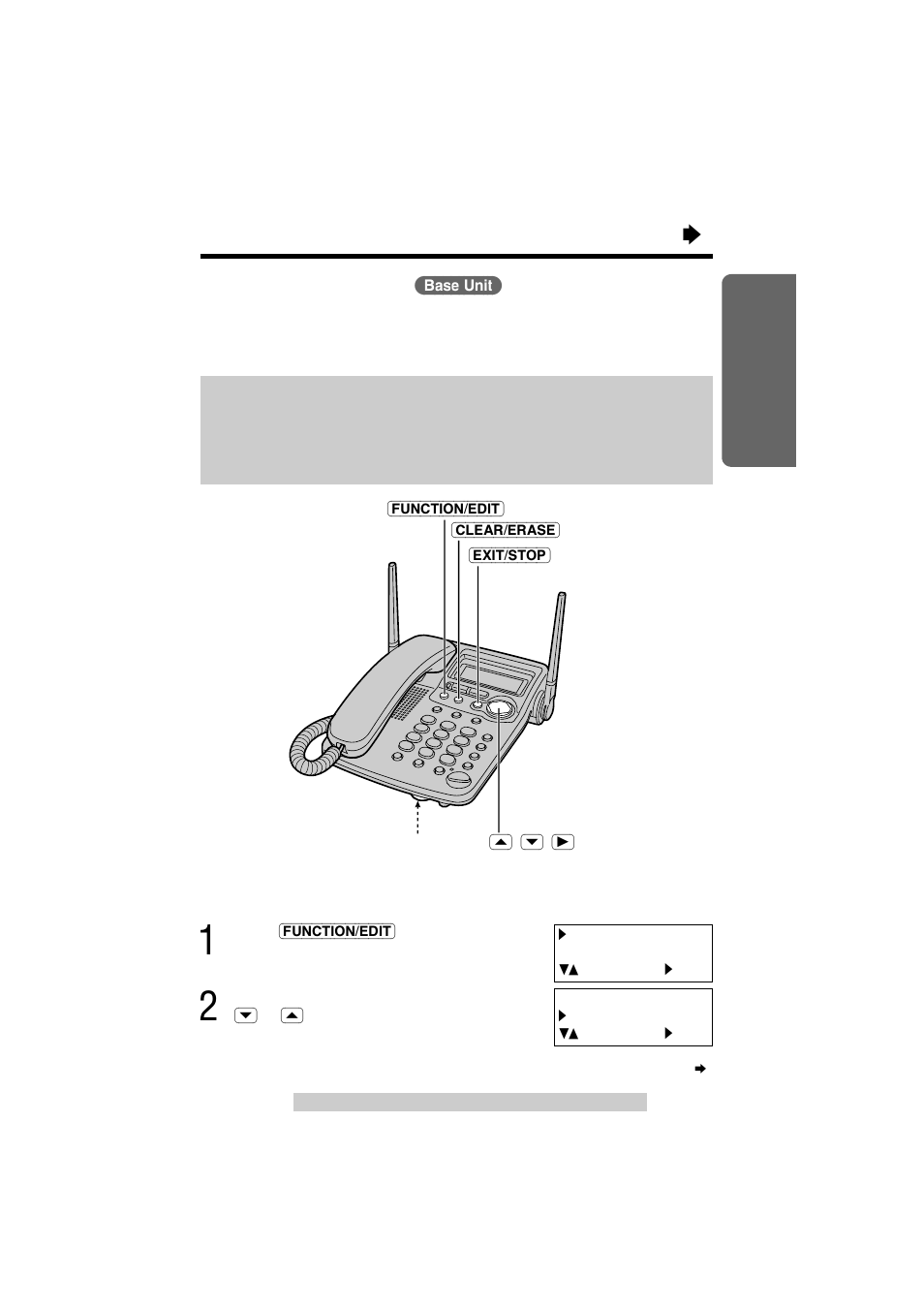 Preparing the answering system, Greeting message | Panasonic KX-TG2584S User Manual | Page 23 / 96