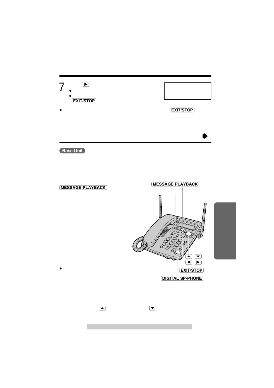 Listening to messages (base unit), Listening to messages | Panasonic KX-TG2584S User Manual | Page 63 / 96