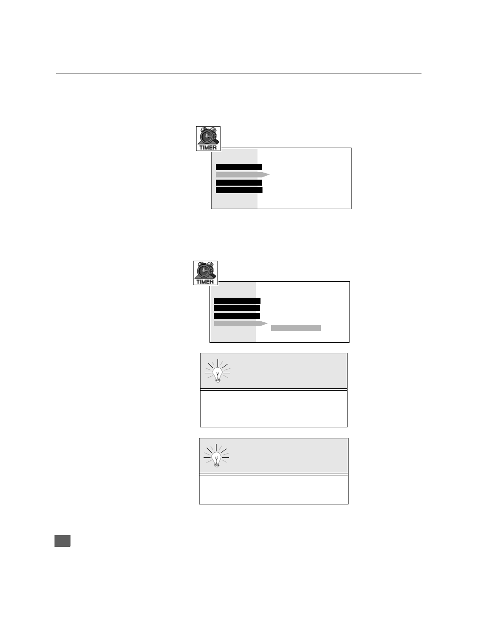 Sleep timer, Timer 1 and 2, Timer | Panasonic CinemaVision PT 51HX41 User Manual | Page 23 / 58