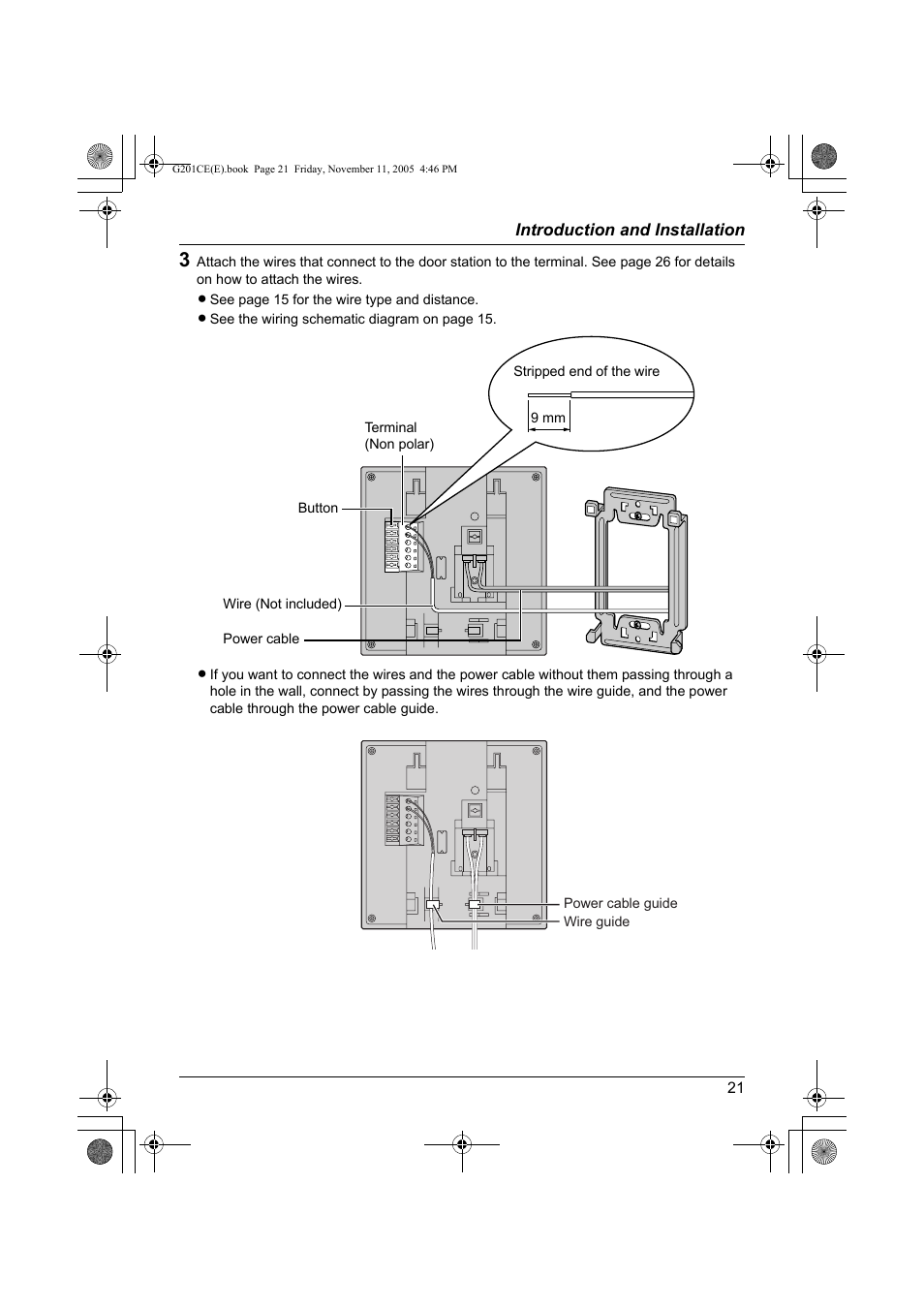 Panasonic VL-G201 User Manual | Page 21 / 40