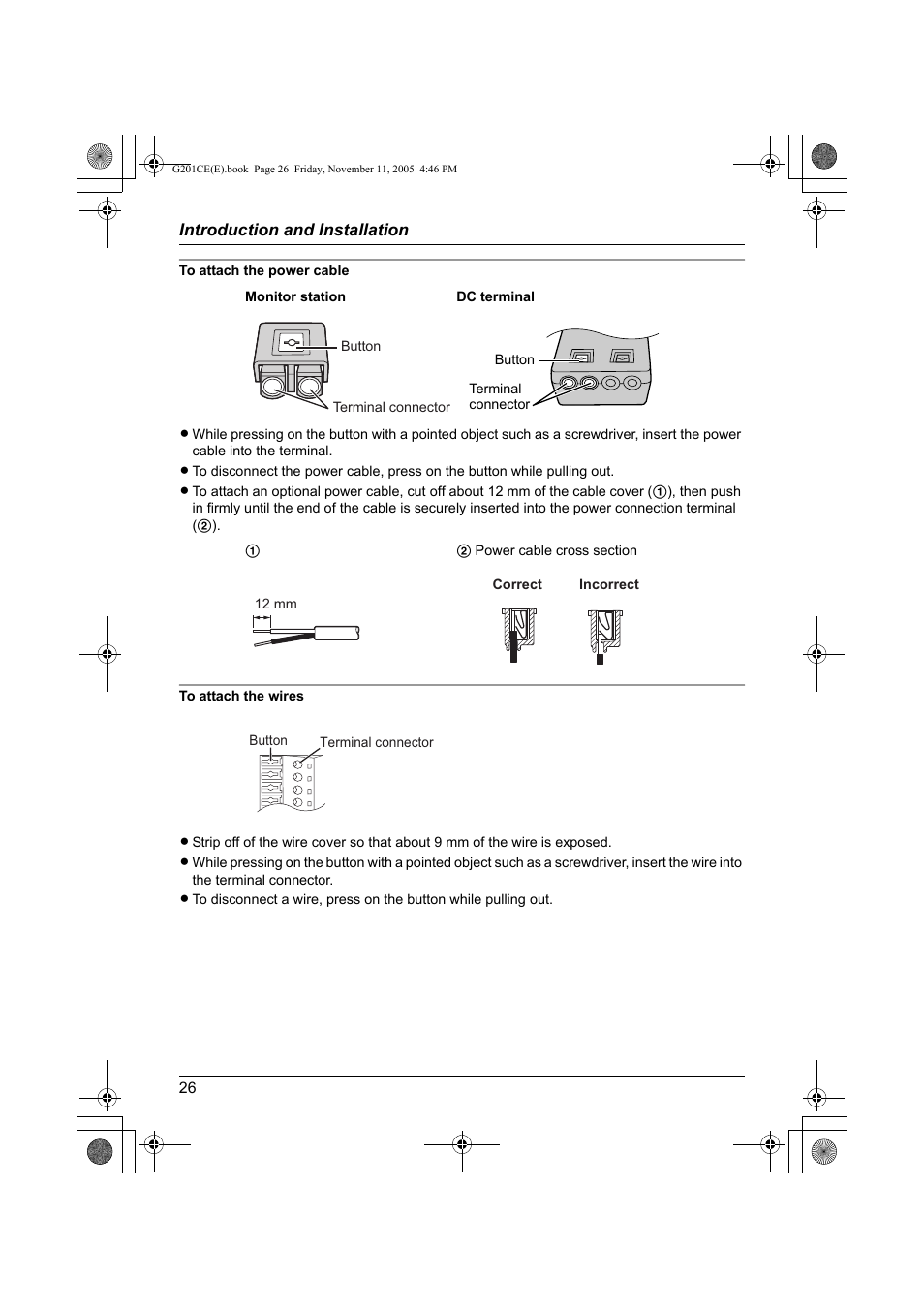 Panasonic VL-G201 User Manual | Page 26 / 40