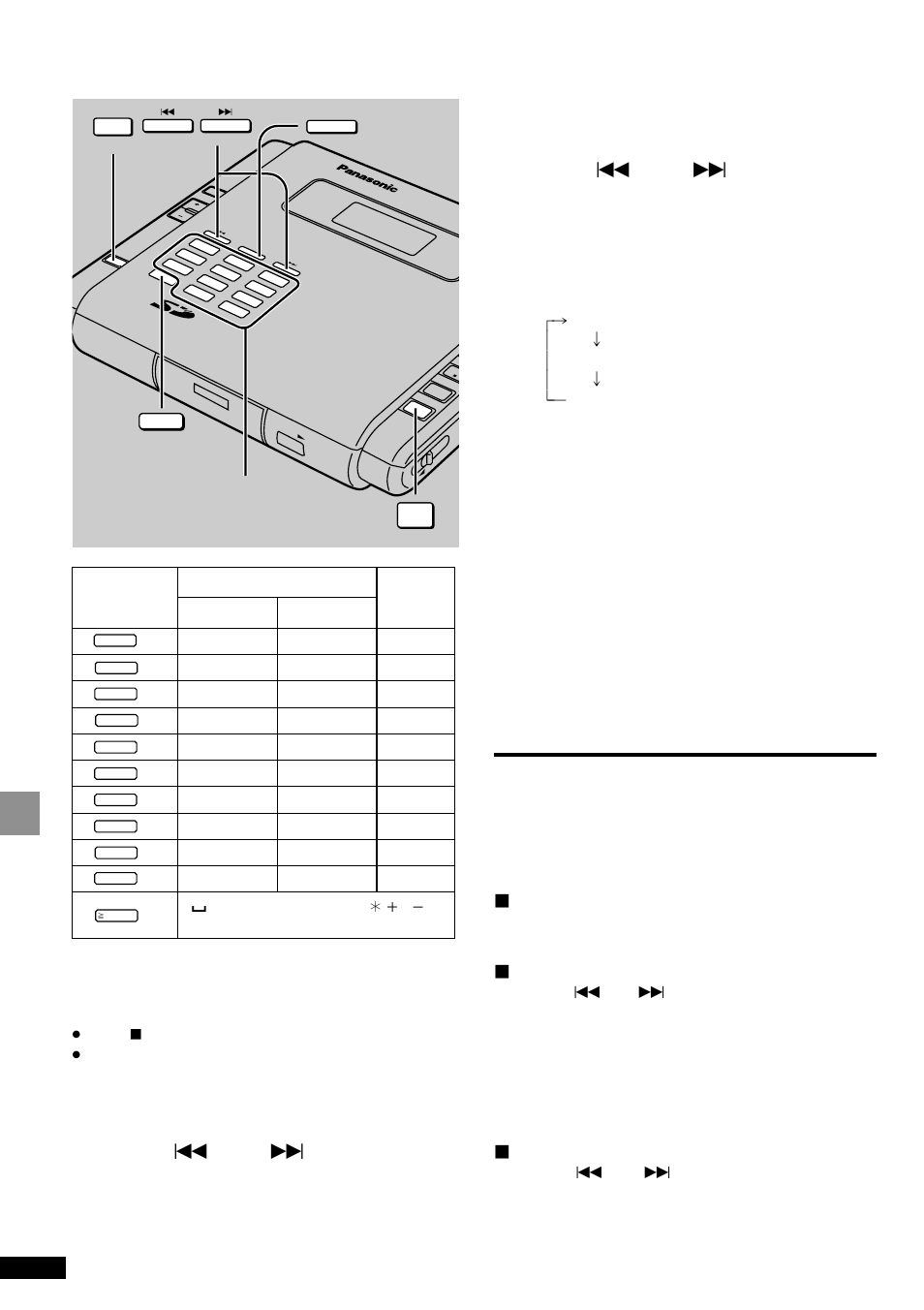 Editing, Titling sd cards, Text full” is displayed | Deleting and correcting characters, 1 press [menu, Button number, Alphabet capitals, Lower case, Abc def ghi jkl mno pqrs tuv wxyz, Edit?” is displayed | Panasonic SV-SR100 User Manual | Page 16 / 24