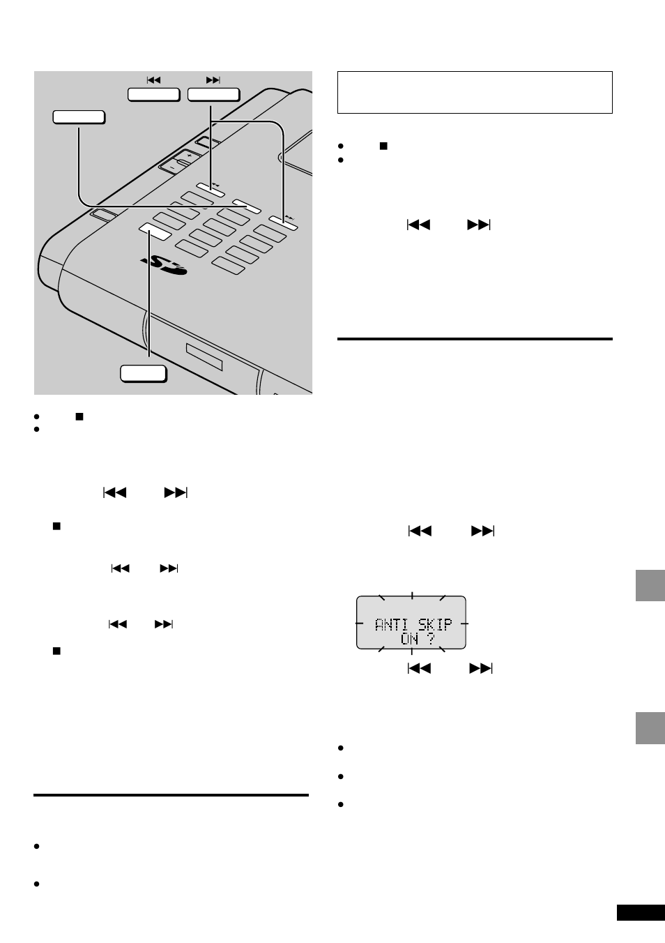 Reference, Erasing tracks, Formatting sd cards | Anti-skip system, Editing reference, 1 press [menu | Panasonic SV-SR100 User Manual | Page 17 / 24