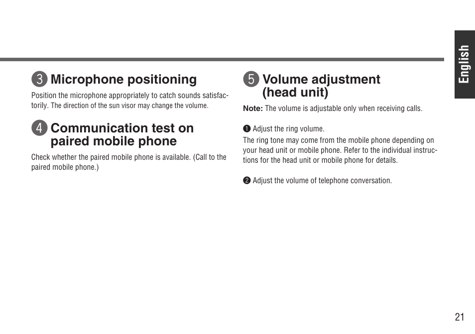 Panasonic CY-BT200U User Manual | Page 21 / 36