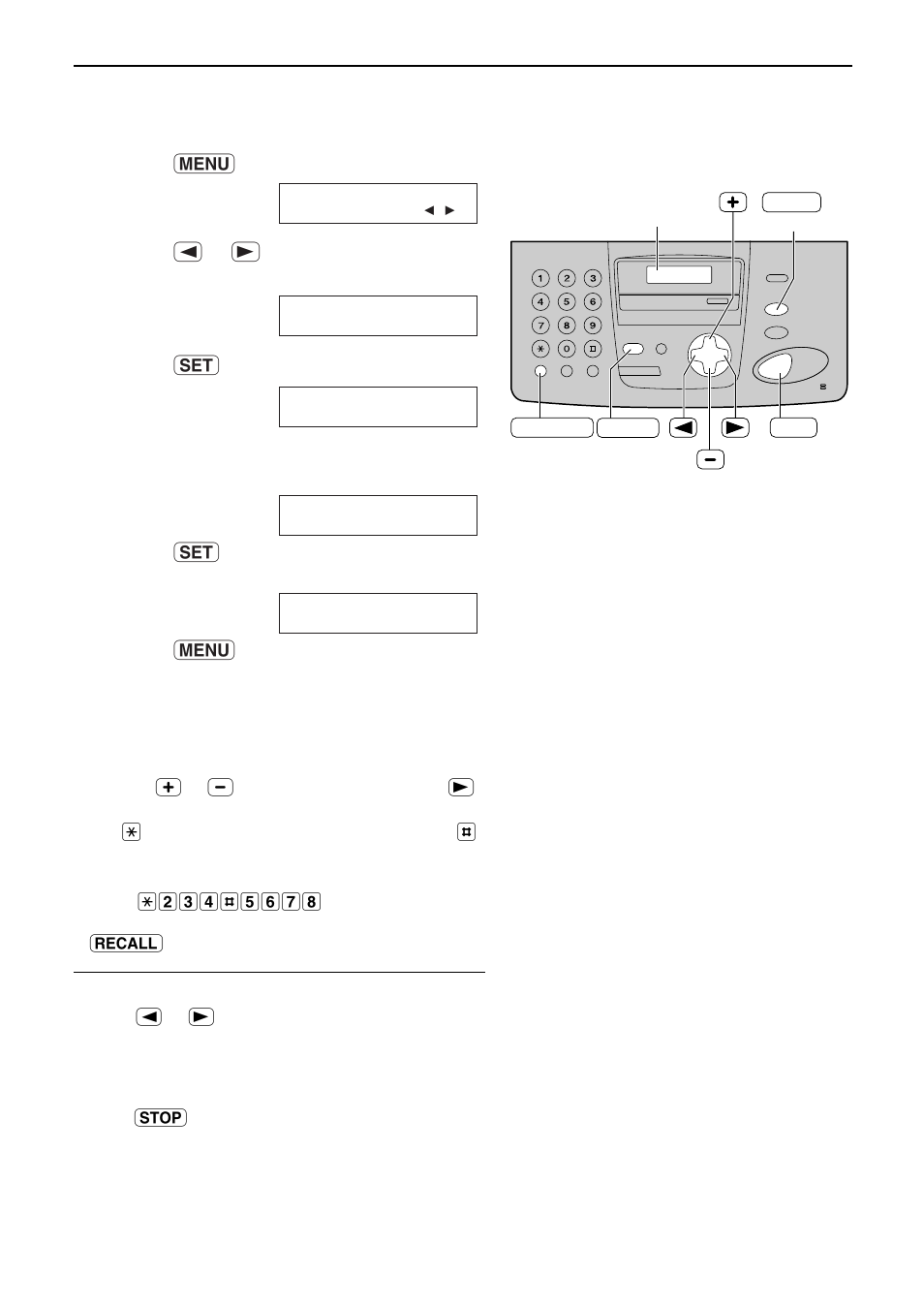 Setup, Setting your facsimile telephone number | Panasonic KX-FP151 User Manual | Page 20 / 88