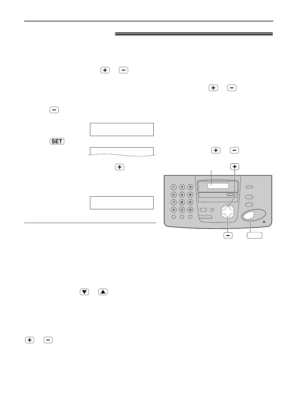 Adjusting volume, Volume, Ringer volume | Fax voice guidance volume (kx-fp155 only), Answering device volume (kx-fp155 only), Monitor/speaker volume, Handset receiver volume | Panasonic KX-FP151 User Manual | Page 21 / 88