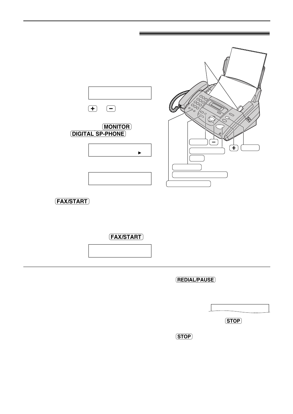 Sending faxes, Sending a fax manually | Panasonic KX-FP151 User Manual | Page 30 / 88