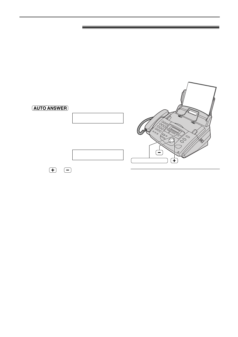 Answering device (kx-fp155 only), Setup (kx-fp155 only), Setting up the voice and fax message reception | Panasonic KX-FP151 User Manual | Page 49 / 88