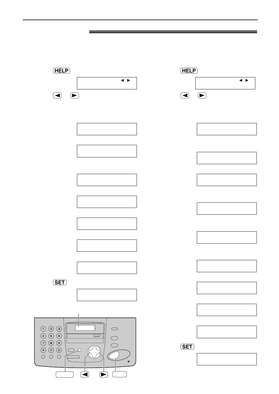 Help function, Help button | Panasonic KX-FP151 User Manual | Page 9 / 88