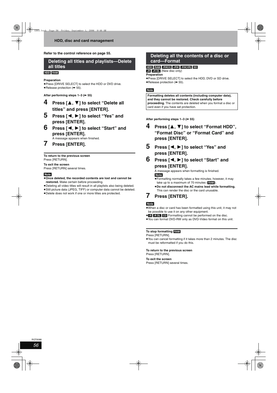 Panasonic DMR-EX85 User Manual | Page 56 / 80