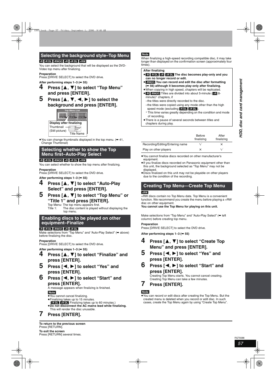 Panasonic DMR-EX85 User Manual | Page 57 / 80