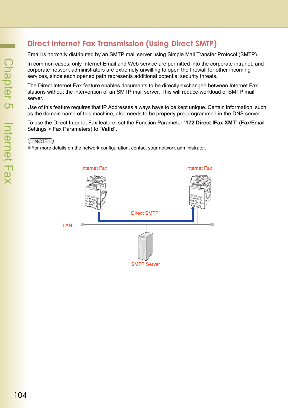 Chapter 5 internet fax | Panasonic Laser Fax UF-6000 User Manual | Page 104 / 224