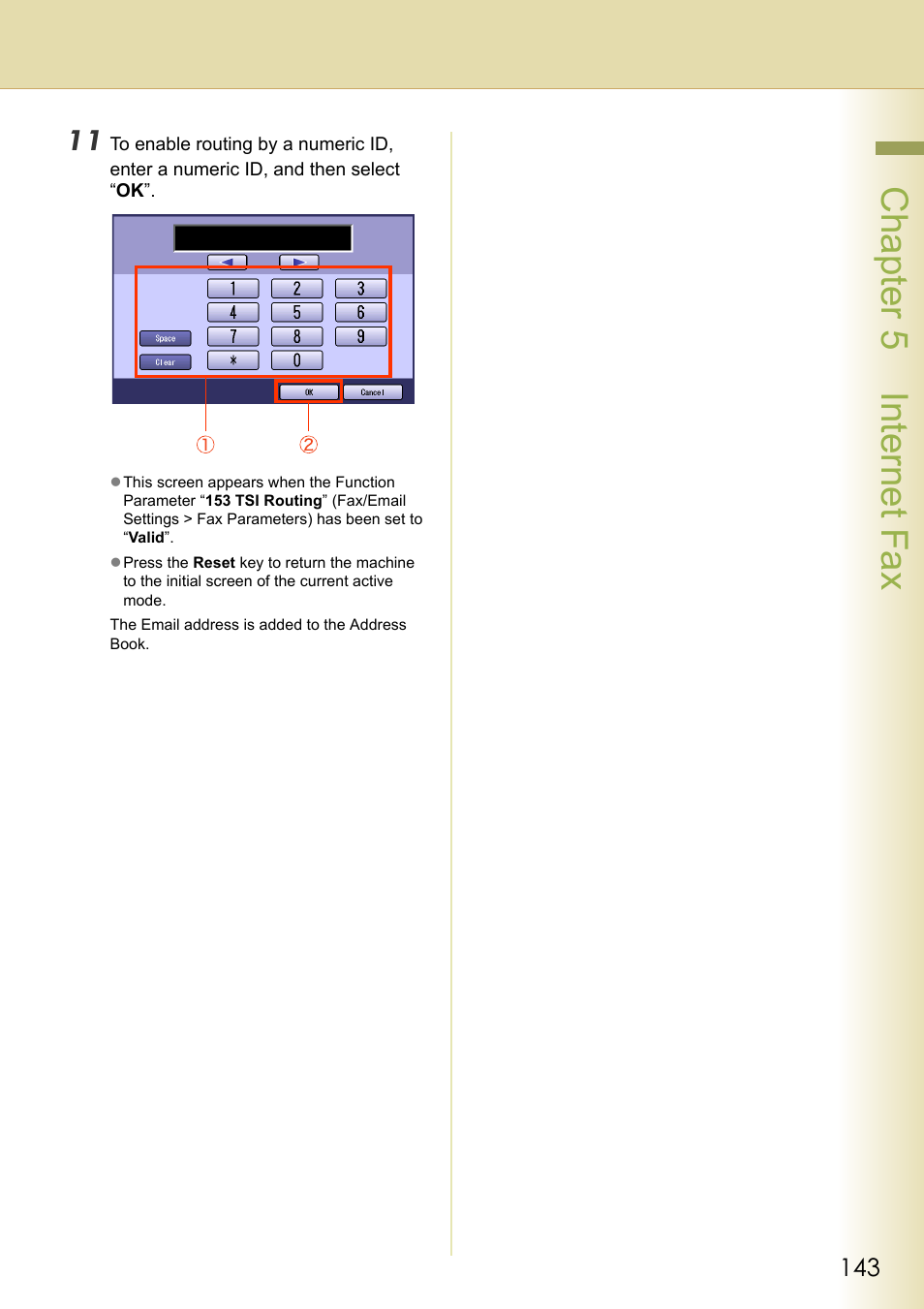 Chapter 5 internet fax | Panasonic Laser Fax UF-6000 User Manual | Page 143 / 224