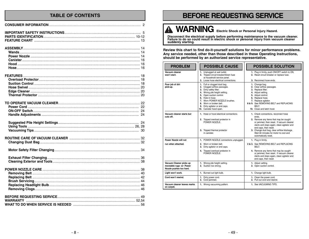 Panasonic MC-CG973 User Manual | Page 49 / 56