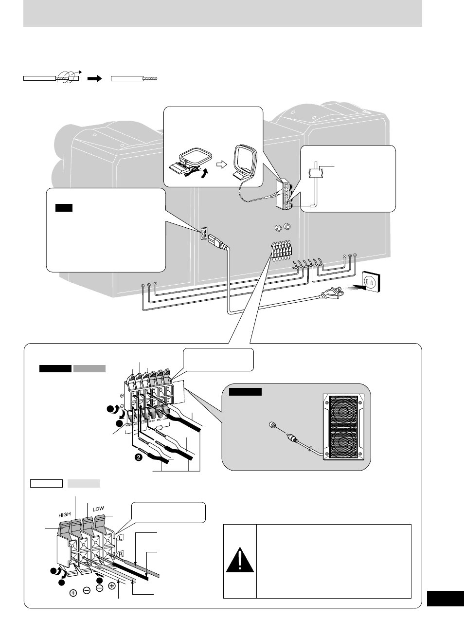 Set-up | Panasonic SC-AK403 User Manual | Page 5 / 20