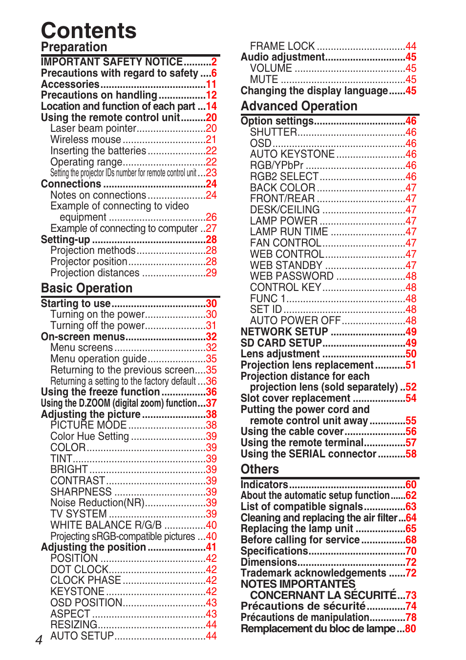 Panasonic TQBH9003-6 User Manual | Page 4 / 146