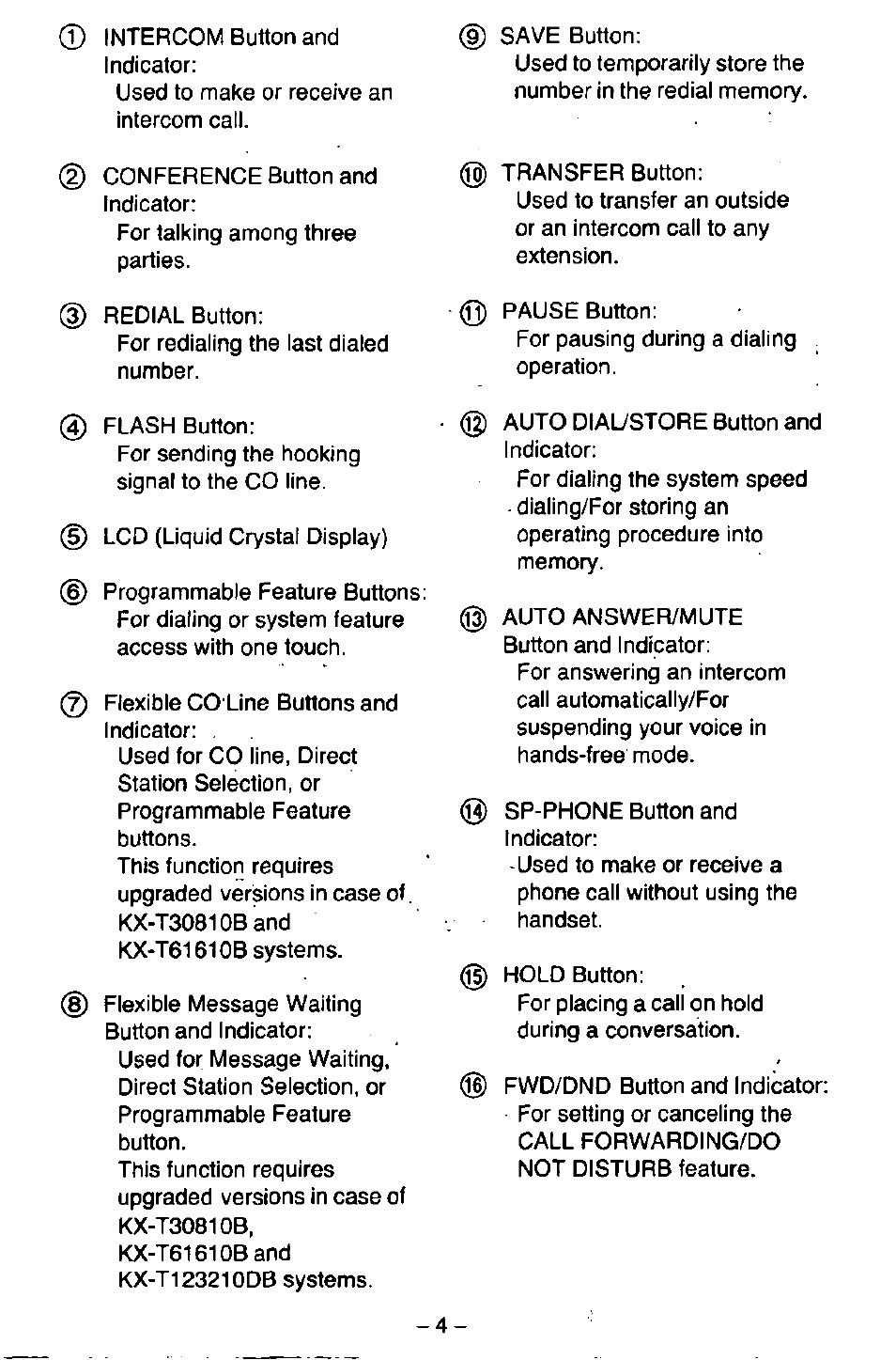 Panasonic KX-T7130 User Manual | Page 5 / 8