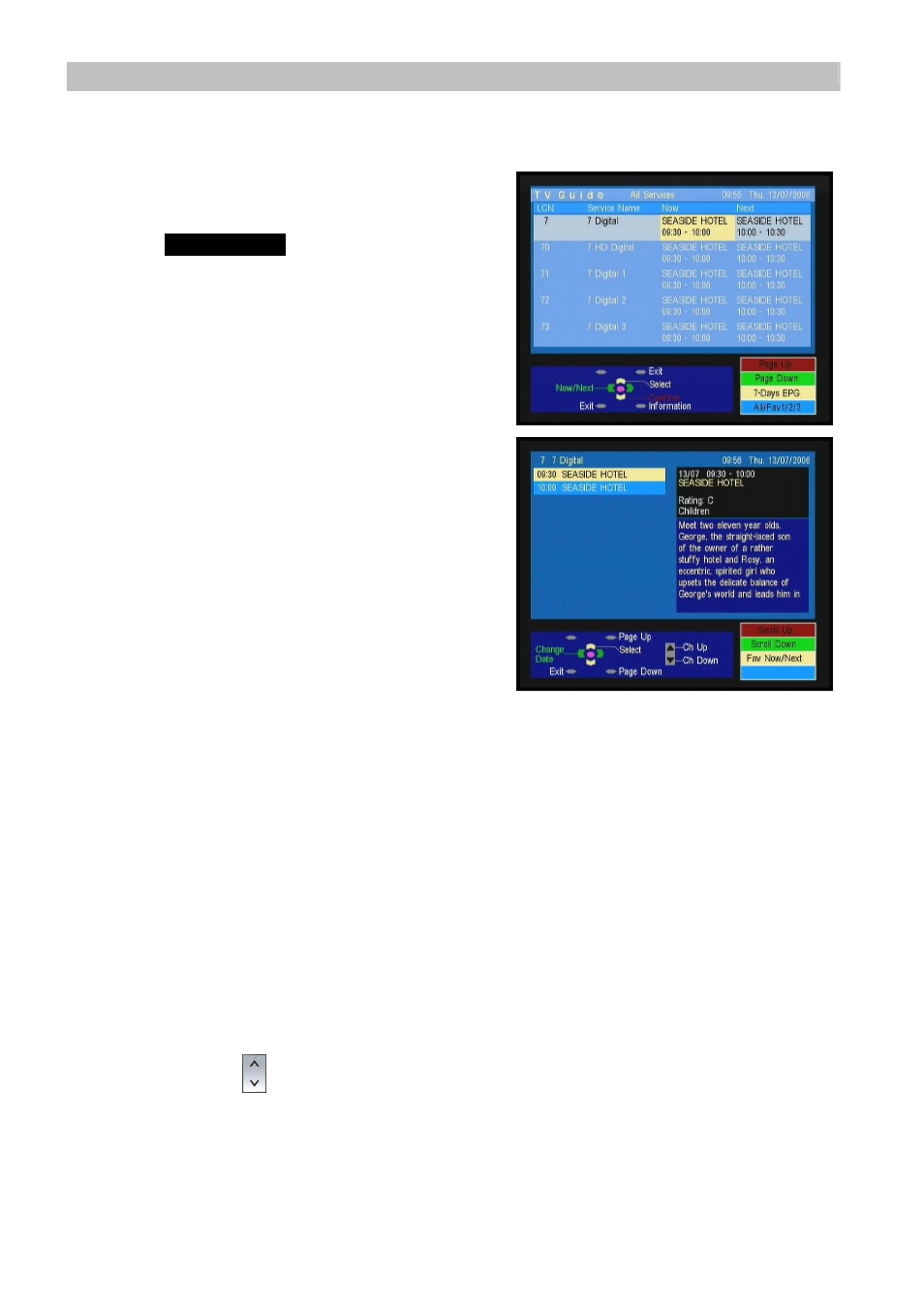 Panasonic TU-HDT206A User Manual | Page 11 / 28