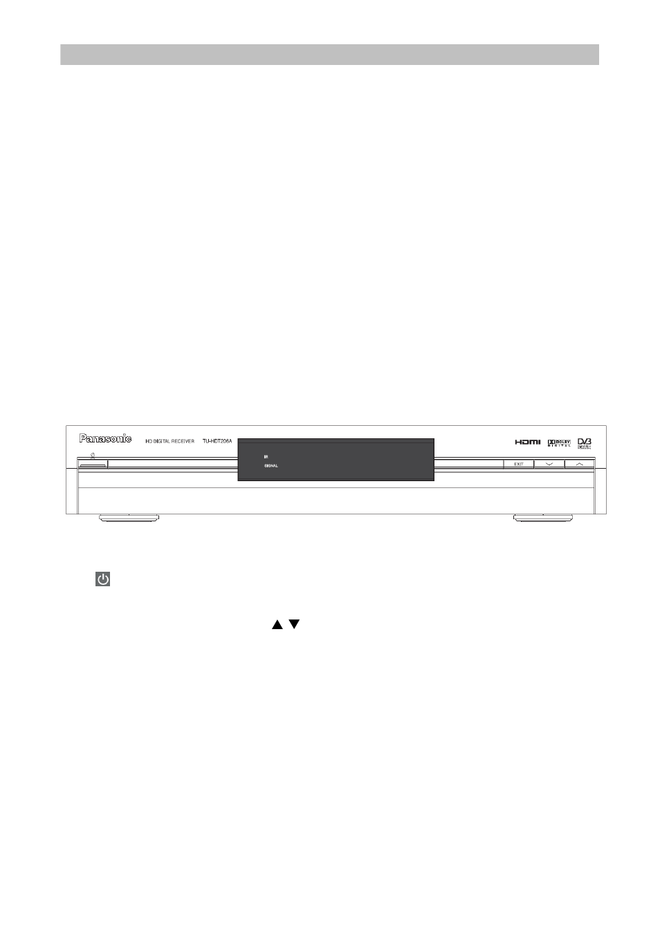 Panasonic TU-HDT206A User Manual | Page 4 / 28