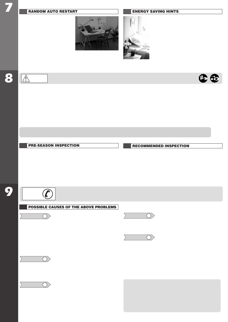 Helpful informa tion & energy sa ving hints, Care and maintenance, Before calling for ser vice | Panasonic CW-XC122VU User Manual | Page 7 / 16