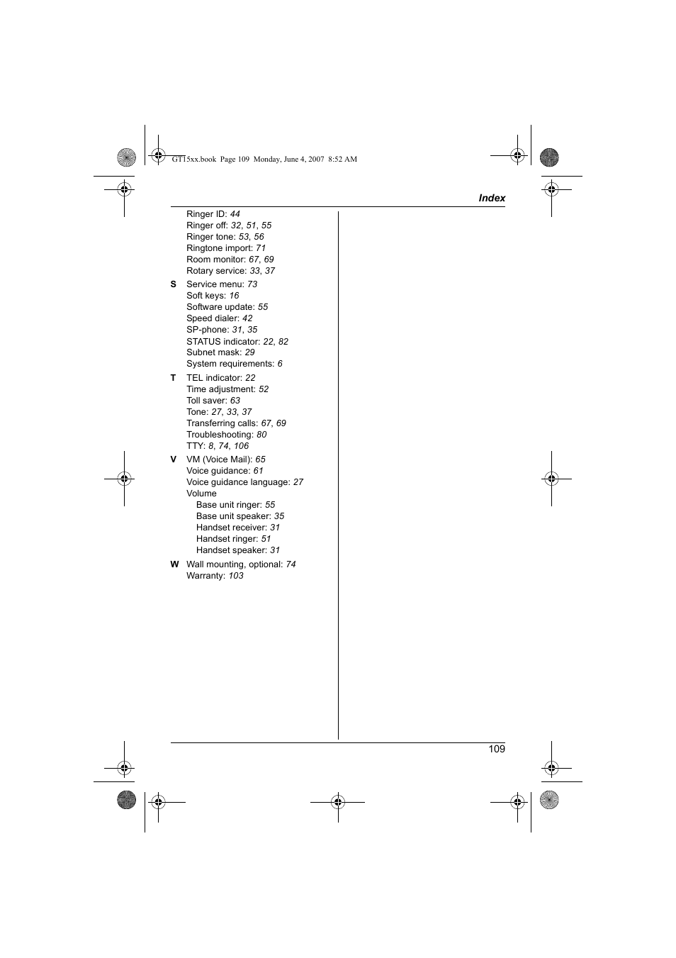 Panasonic BB-GT1540 User Manual | Page 109 / 112