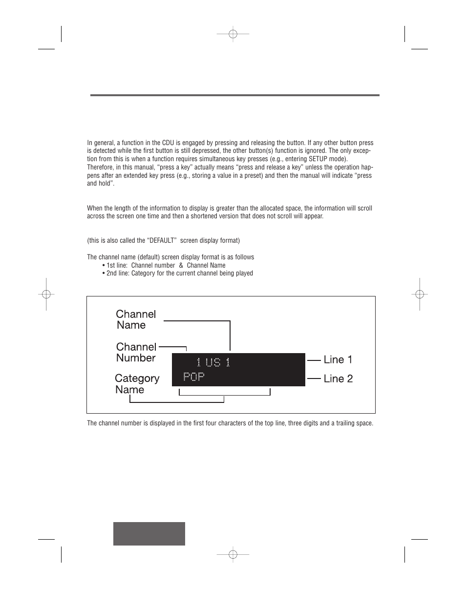 Standard operations & screen display format | Panasonic CR-SRT100 User Manual | Page 23 / 53