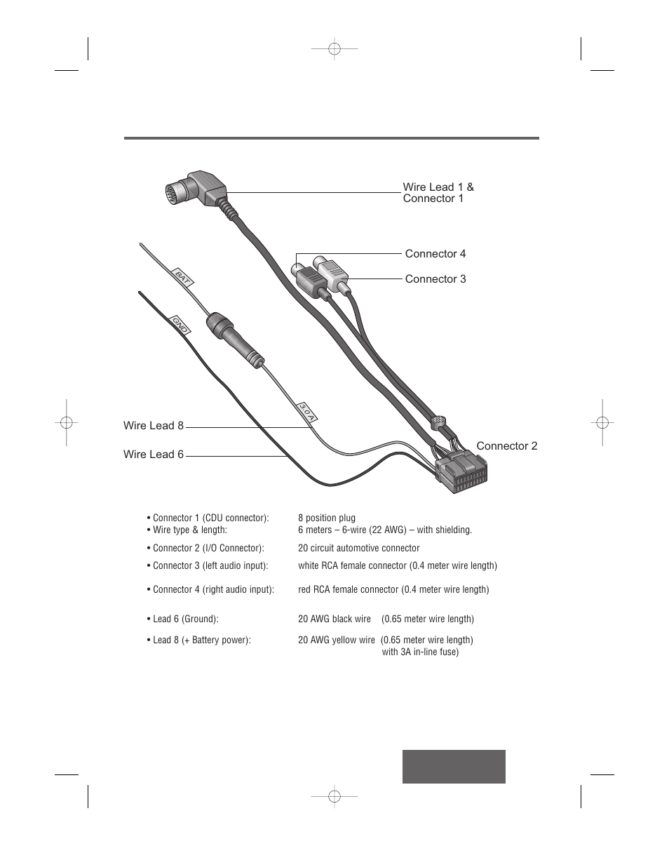 Receiver wiring harness ... (m2c457019) | Panasonic CR-SRT100 User Manual | Page 40 / 53