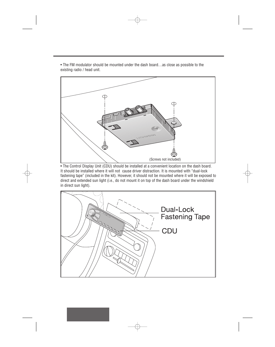 Underside of dash panel | Panasonic CR-SRT100 User Manual | Page 47 / 53