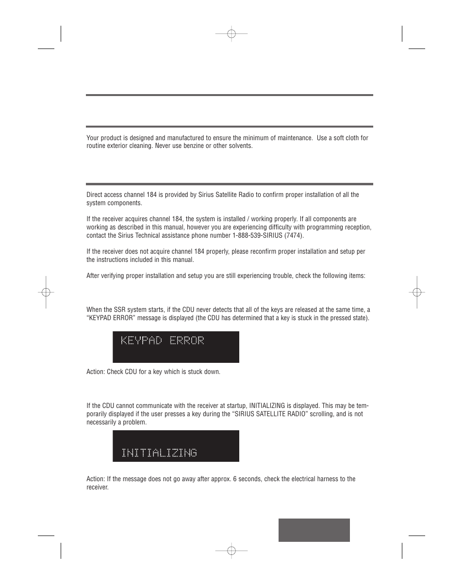 Maintenance & troubleshooting | Panasonic CR-SRT100 User Manual | Page 48 / 53