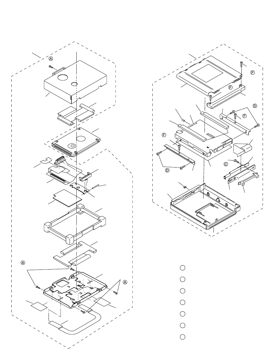 Exploded views | Panasonic CF-28MCFAZ User Manual | Page 5 / 9