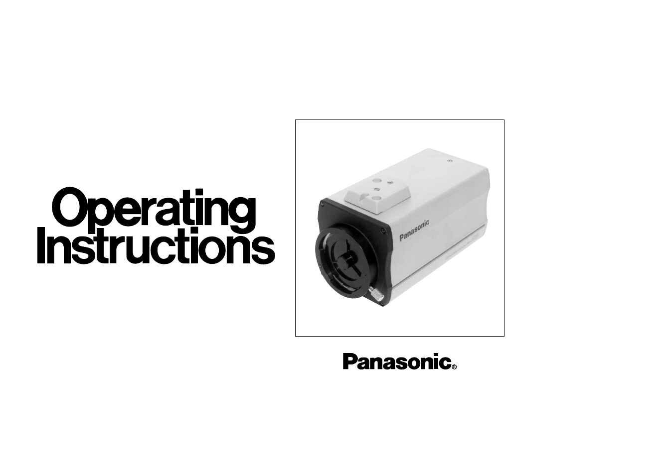 Panasonic AW-E600 User Manual | 55 pages