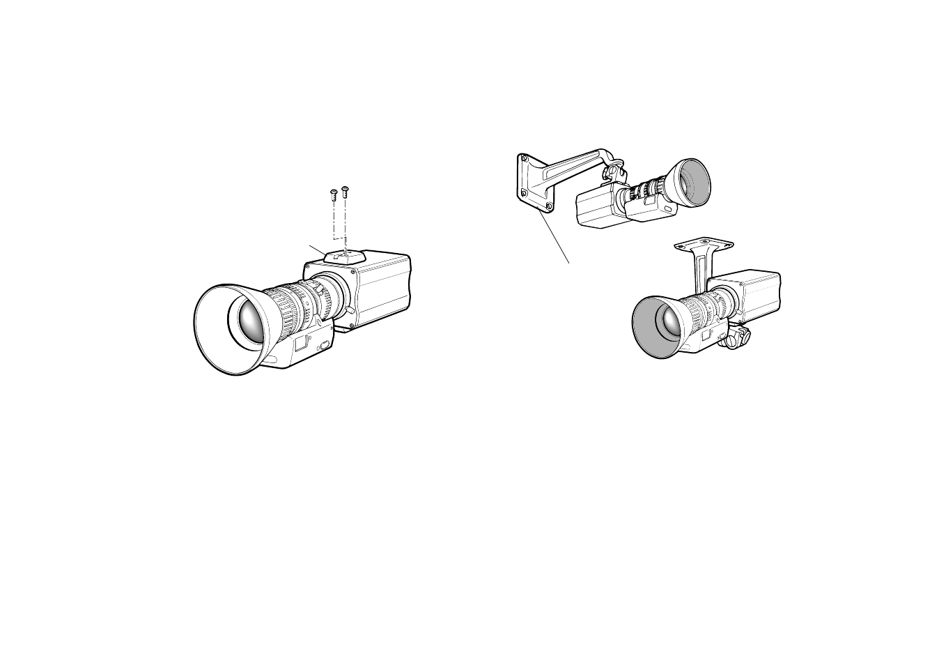 Camera mounting | Panasonic AW-E600 User Manual | Page 13 / 55