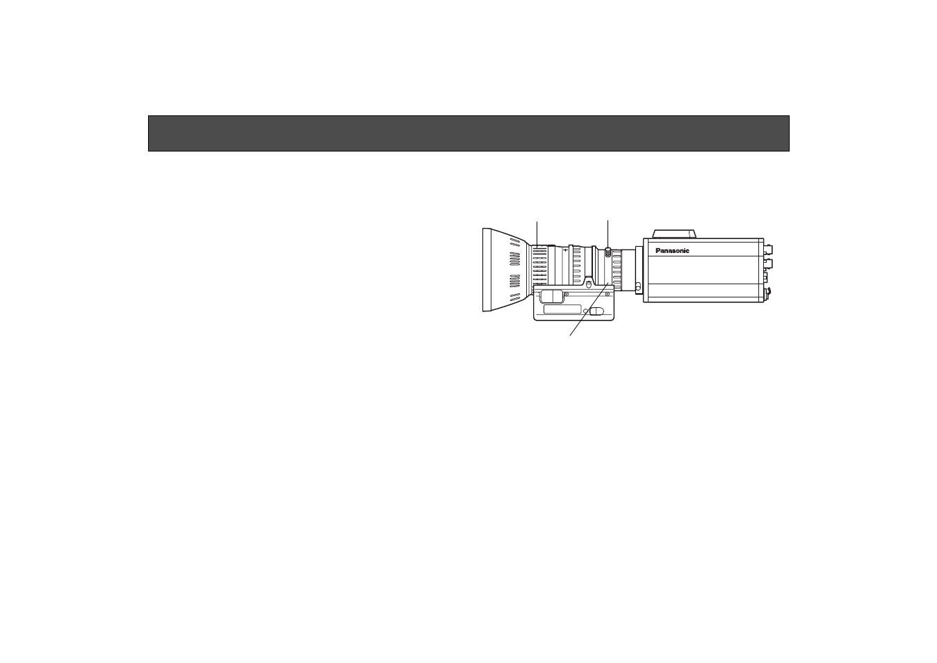 Flange back adjustment (for zoom lens) | Panasonic AW-E600 User Manual | Page 14 / 55