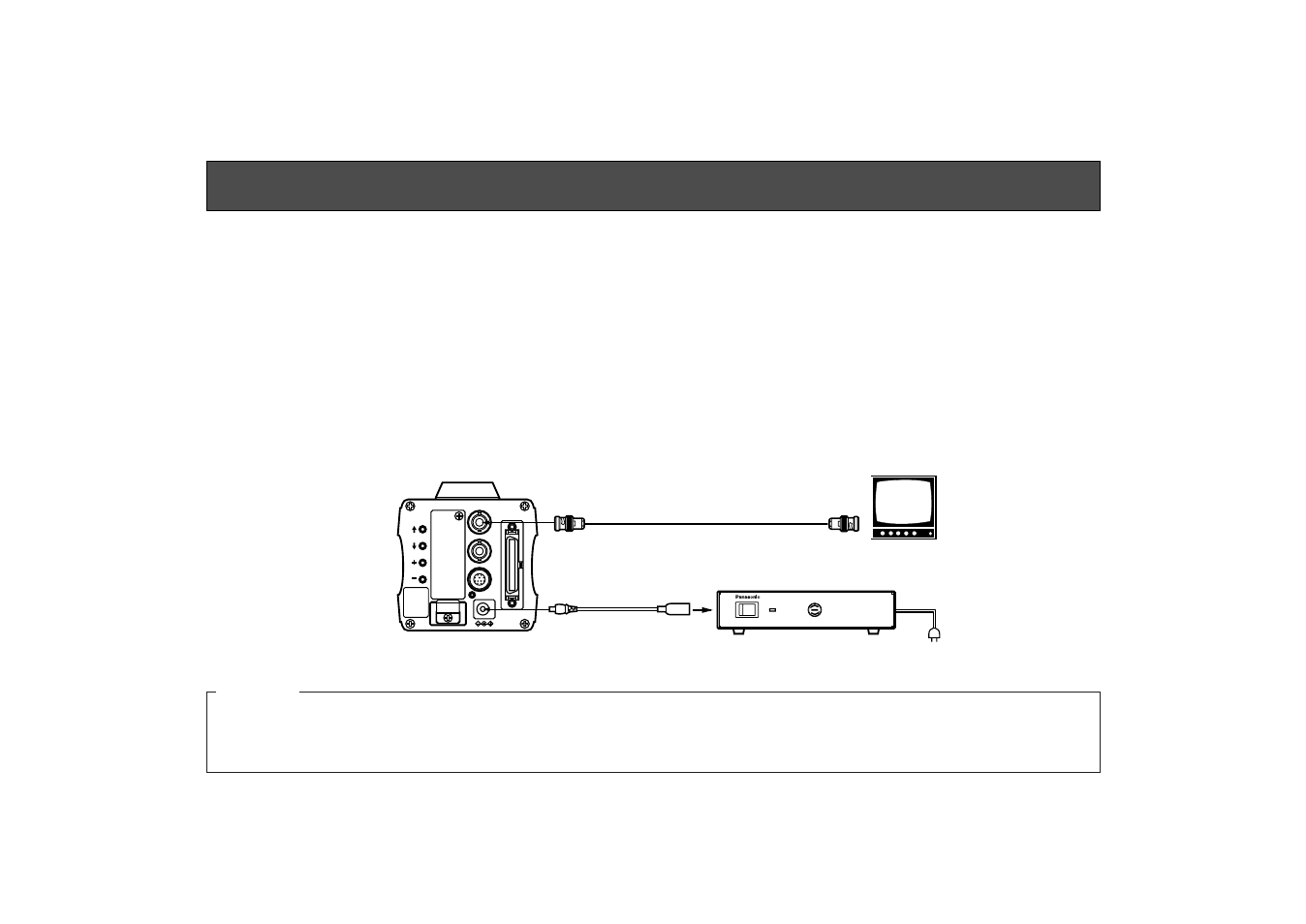 Connections, Fuse | Panasonic AW-E600 User Manual | Page 16 / 55