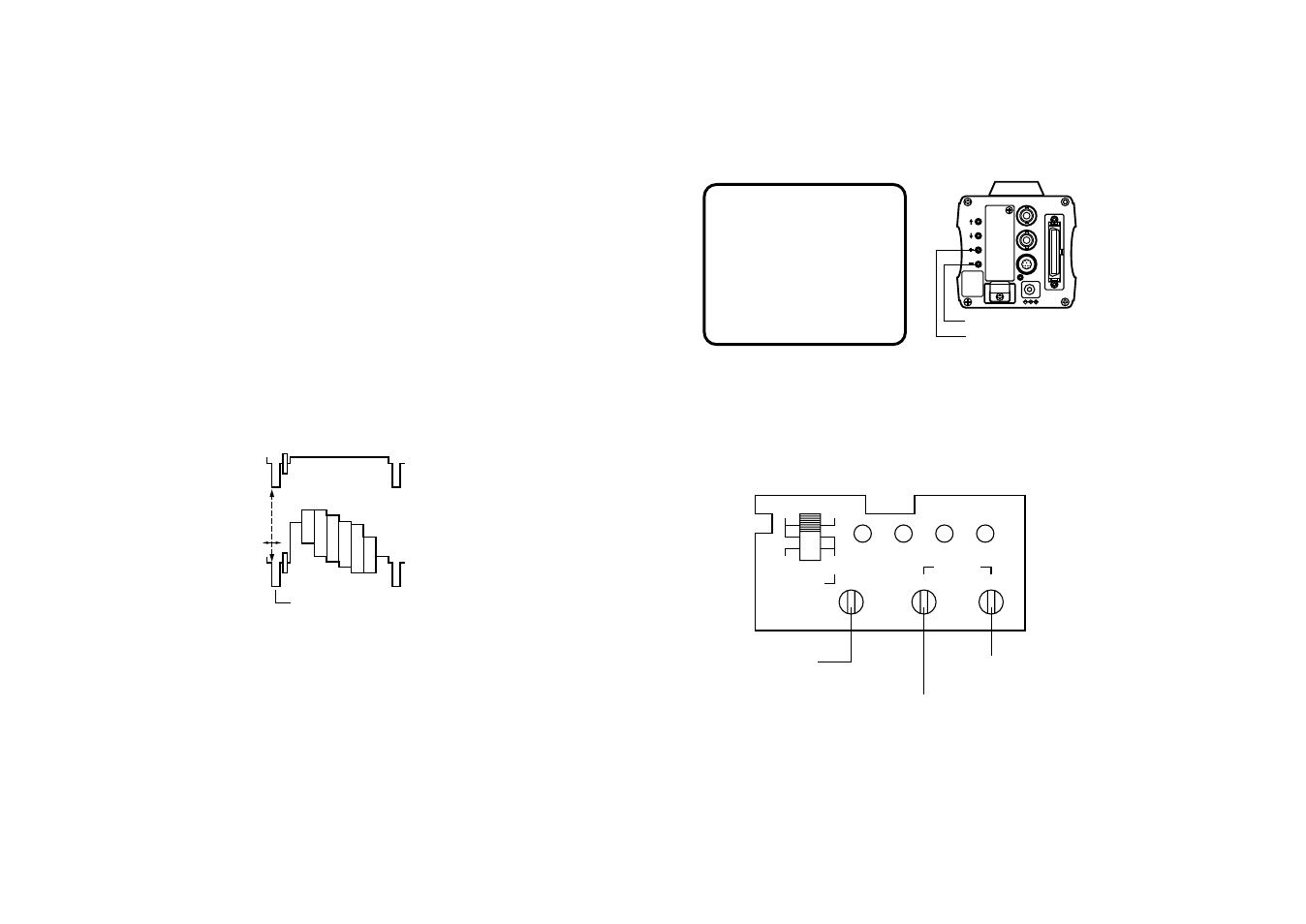 Gen- lock adjustment, Horizontal phase control, Gen-lock adjustment | Panasonic AW-E600 User Manual | Page 27 / 55