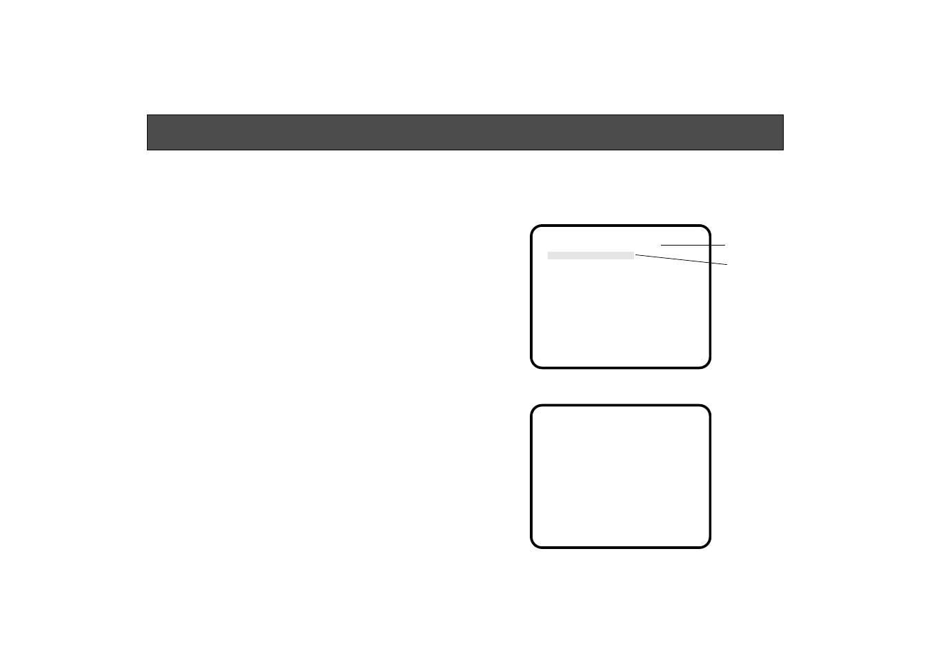 Menu item setting, Main menu screen | Panasonic AW-E600 User Manual | Page 31 / 55