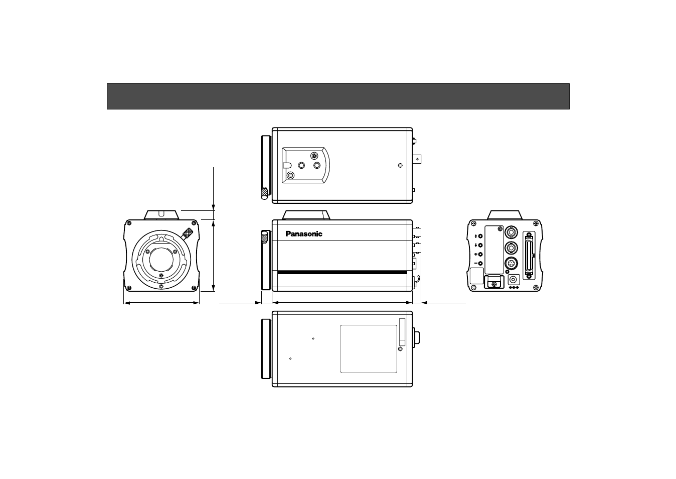Appearance, Unit: mm (inch) | Panasonic AW-E600 User Manual | Page 51 / 55