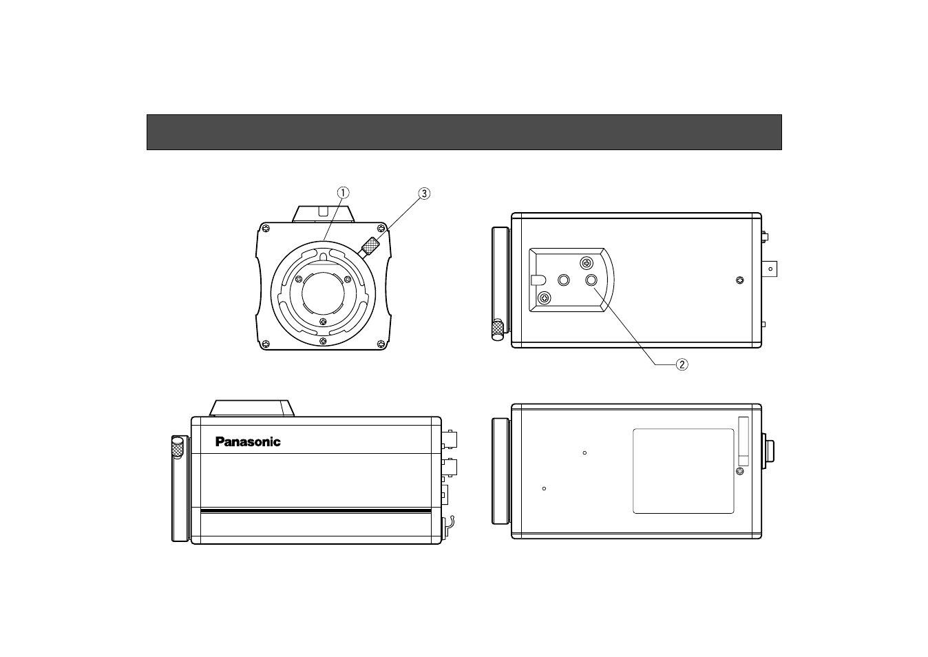 Major operating controls and their functions | Panasonic AW-E600 User Manual | Page 8 / 55