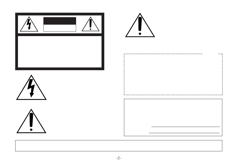 Caution | Panasonic WV-C L924A User Manual | Page 2 / 45