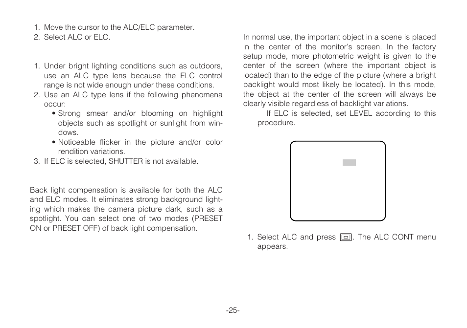 Panasonic WV-C L924A User Manual | Page 24 / 45