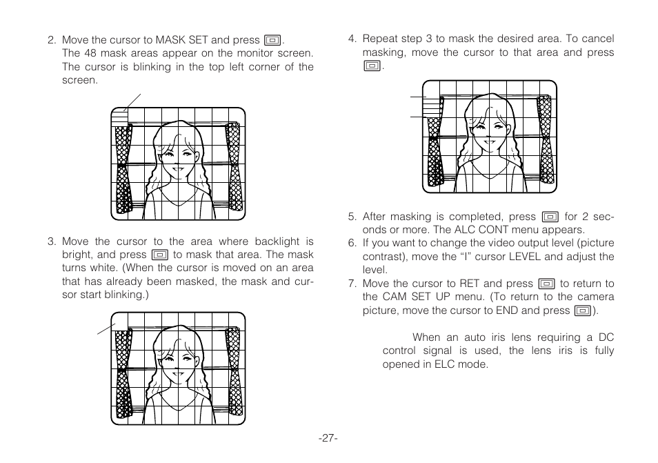 Panasonic WV-C L924A User Manual | Page 26 / 45