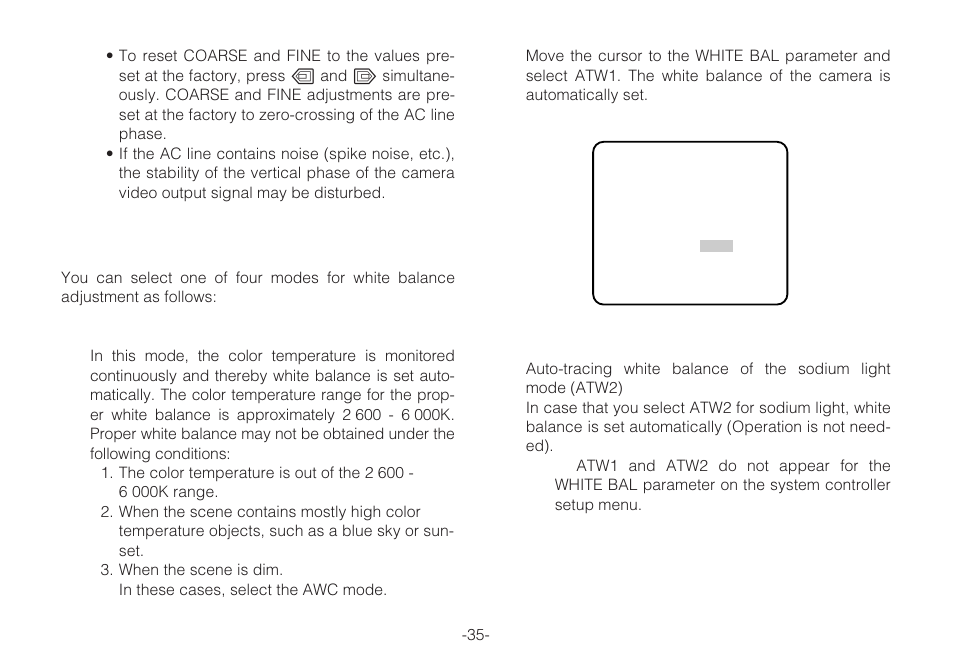 Panasonic WV-C L924A User Manual | Page 34 / 45