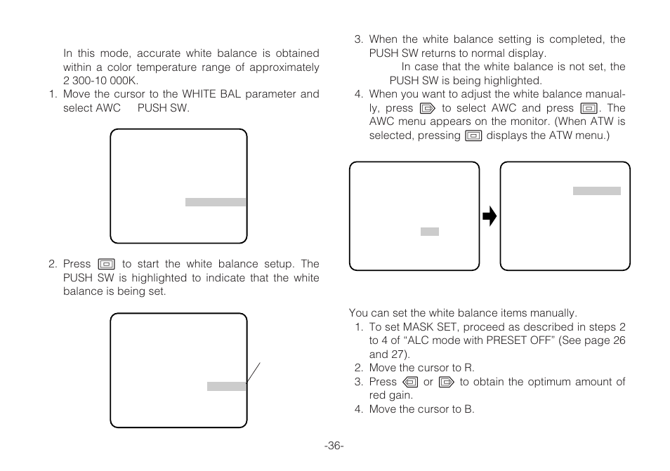 Panasonic WV-C L924A User Manual | Page 35 / 45