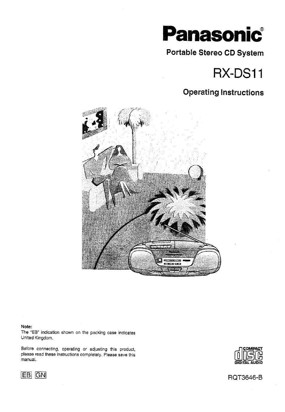 Panasonic RX-DS11 User Manual | 12 pages