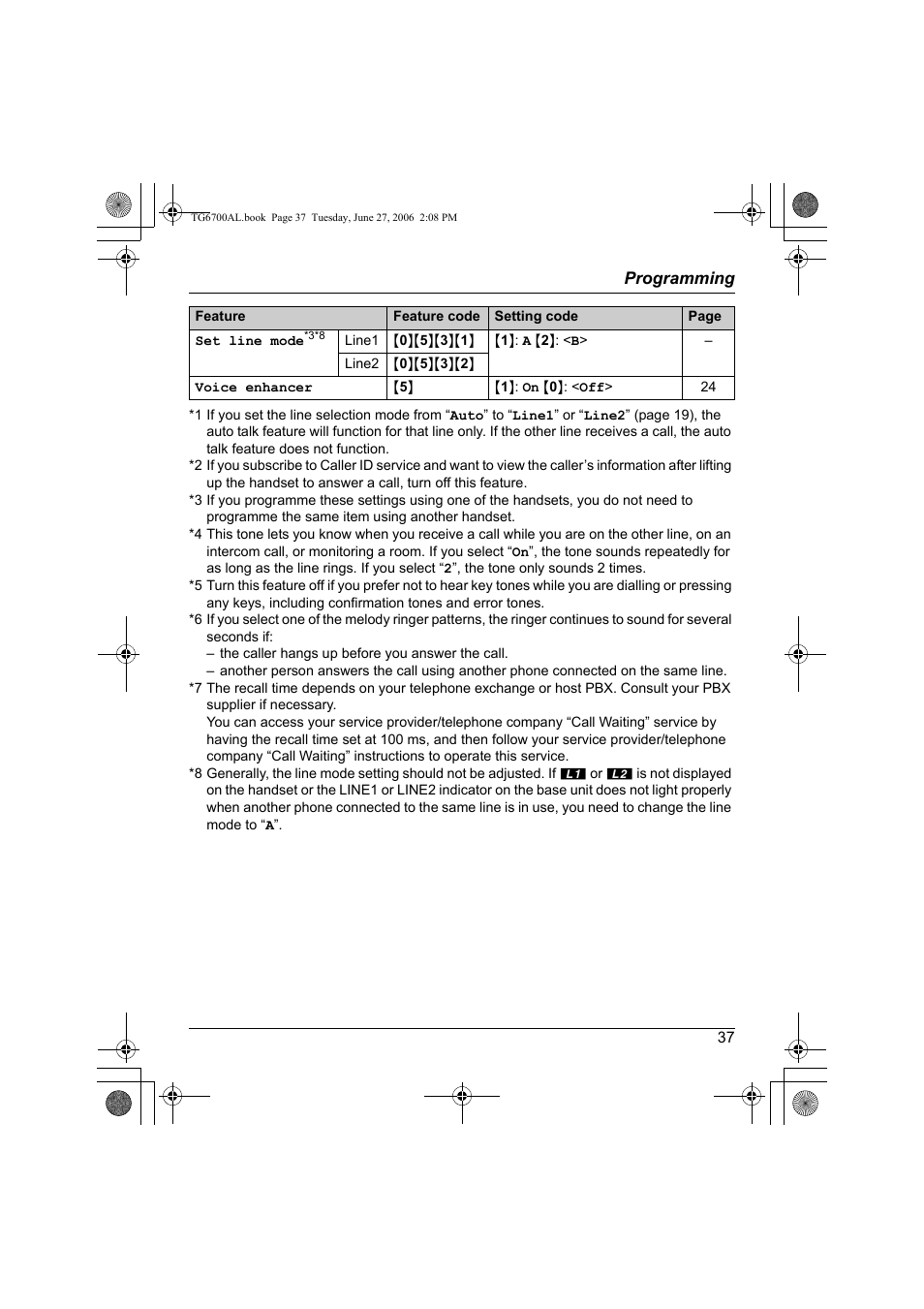 Panasonic KX-TG6700AL User Manual | Page 37 / 72