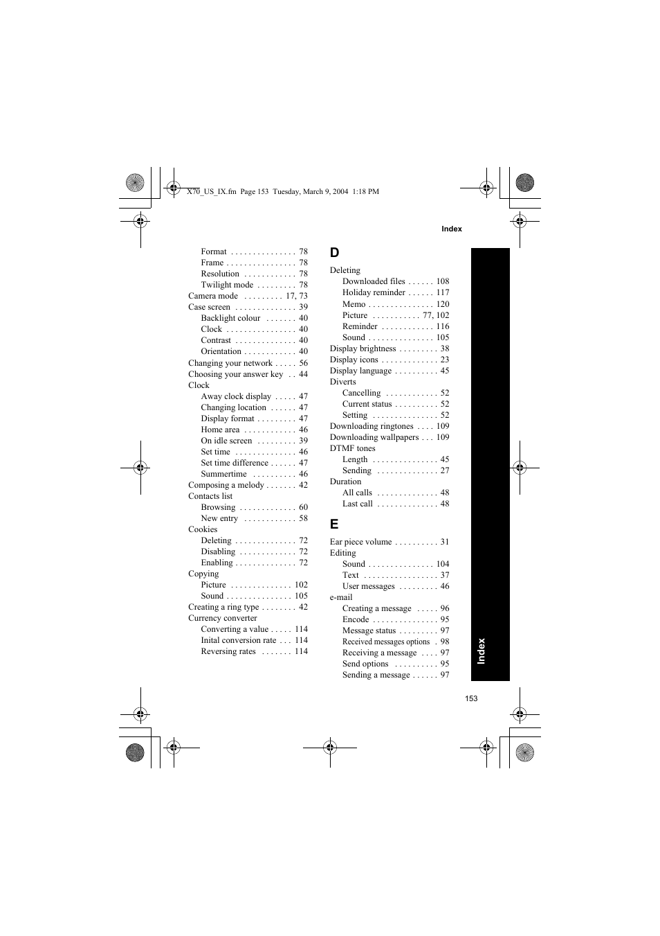 Panasonic EB-X70 User Manual | Page 153 / 158