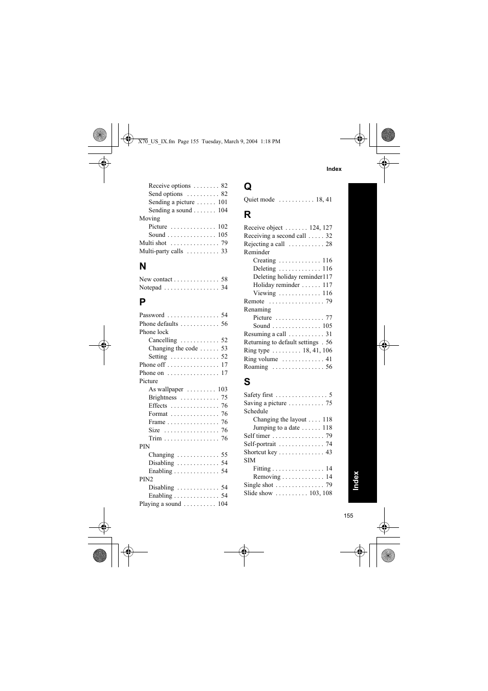 Panasonic EB-X70 User Manual | Page 155 / 158